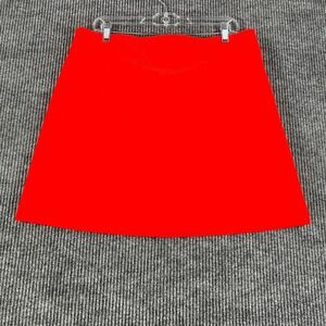 J. Crew Womens Skirt 12 Orange New with Tags NWT Classic 100% Cotton Soft